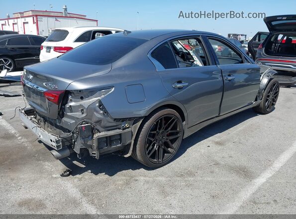 JN1FV7AP0KM761044 2019 INFINITI Q50 Gray Trasero derecho