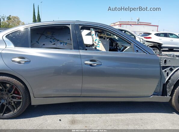 JN1FV7AP0KM761044 2019 INFINITI Q50 Gray Vista interior trasera