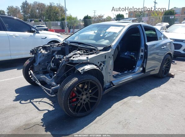 JN1FV7AP0KM761044 2019 INFINITI Q50 Gray Vista frontal