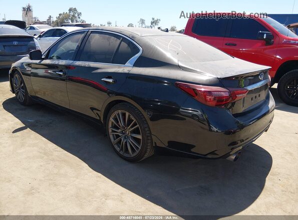 JN1FV7AP1KM760694 2019 INFINITI Q50 Black უკანა მარცხენა