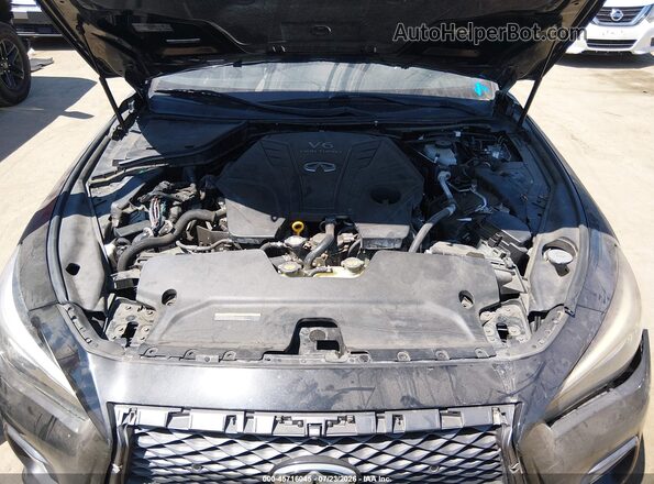 JN1FV7AP1KM760694 2019 INFINITI Q50 Black უკანა ხედი