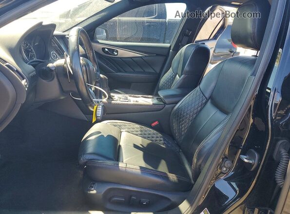 JN1FV7AP2JM460161 2018 INFINITI Q50 Black Vista interior delantera