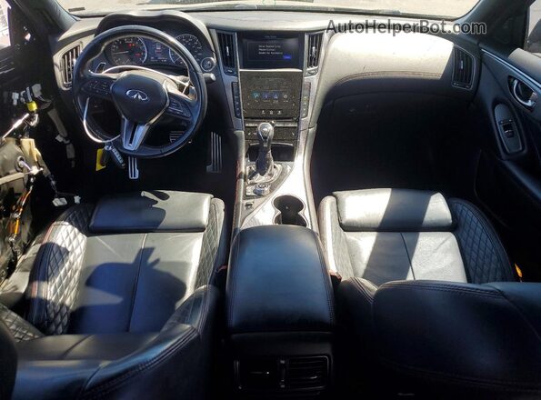 JN1FV7AP2JM460161 2018 INFINITI Q50 Black Vista del salpicadero