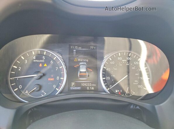 JN1FV7AP2JM460161 2018 INFINITI Q50 Black Vista del cuadro de instrumentos