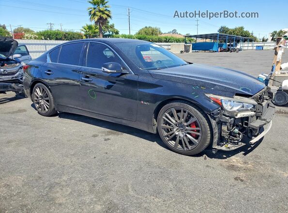 JN1FV7AP2JM460161 2018 INFINITI Q50 Black Delantero derecho