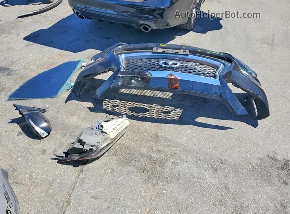 JN1FV7AP2JM460161 2018 INFINITI Q50 Black Vista del compartimento del motor