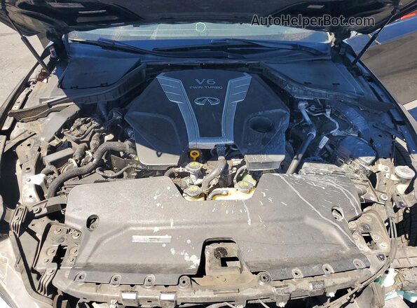 JN1FV7AP2JM460161 2018 INFINITI Q50 Black Vista interior trasera