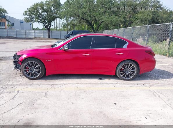 JN1FV7AP2JM460936 2018 INFINITI Q50 Red 