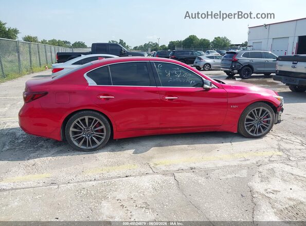 JN1FV7AP2JM460936 2018 INFINITI Q50 Red სალონის 360-გრადუსიანი ხედი