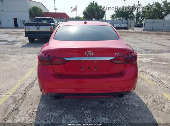 JN1FV7AP2JM460936 2018 INFINITI Q50 Red 