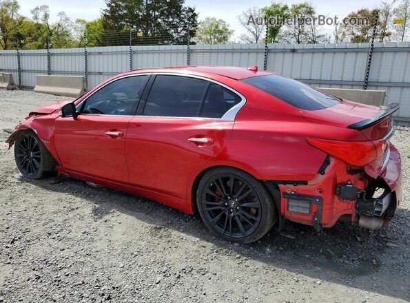 JN1FV7AP3HM850678 2017 INFINITI Q50 Красный Задняя левая четверть