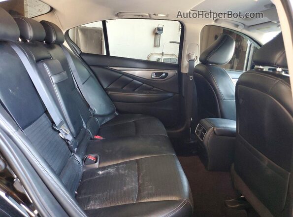 JN1FV7AP3HM850843 2017 INFINITI Q50 Black უკანა სავარძლების ხედი