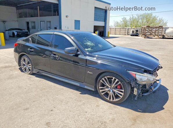 JN1FV7AP3HM850843 2017 INFINITI Q50 Black წინა მარჯვენა
