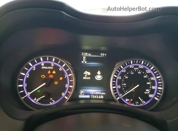 JN1FV7AP3HM850843 2017 INFINITI Q50 Black ხელსაწყოთა პანელის ხედი