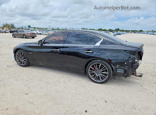 JN1FV7AP6GM420951 2016 INFINITI Q50 Black Հետևի ձախ
