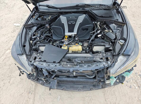 JN1FV7AP6GM420951 2016 INFINITI Q50 Black Սալոնի հետևի տեսք