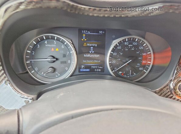 JN1FV7AP6GM420951 2016 INFINITI Q50 Black Սարքավորումների վահանակի տեսք