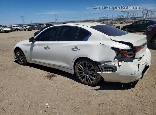 JN1FV7AP6JM461345 2018 INFINITI Q50 White Trasero izquierdo