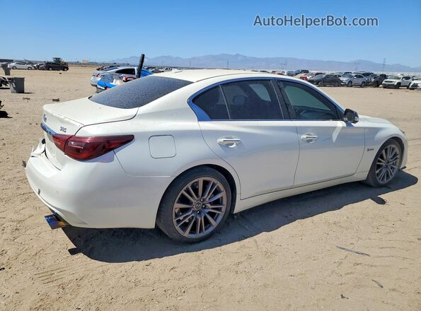 JN1FV7AP6JM461345 2018 INFINITI Q50 White Trasero derecho