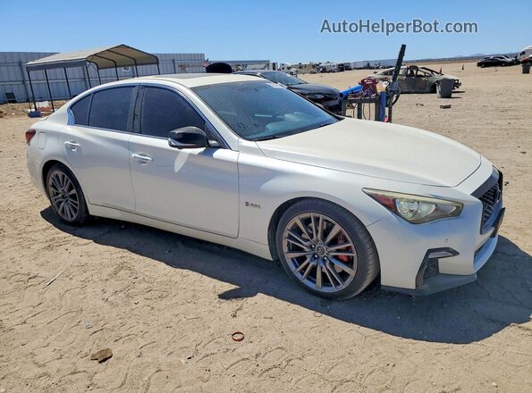 JN1FV7AP6JM461345 2018 INFINITI Q50 White Delantero derecho
