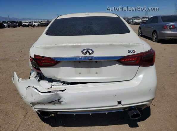 JN1FV7AP6JM461345 2018 INFINITI Q50 White Vista trasera
