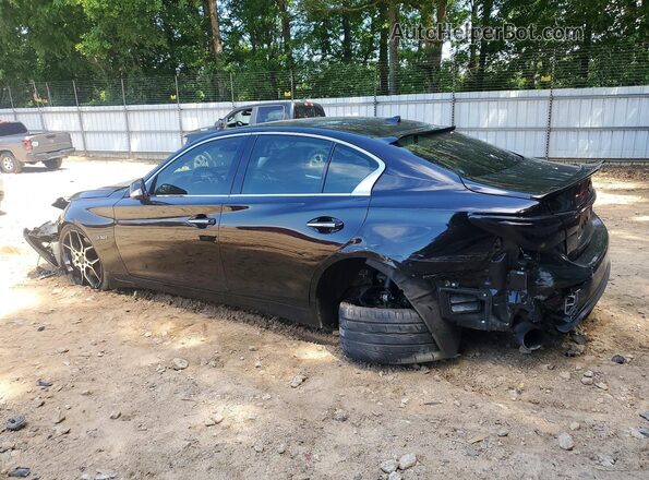 JN1FV7AP7GM420649 2016 INFINITI Q50 Black უკანა მარცხენა