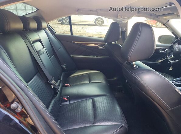 JN1FV7AP7GM420649 2016 INFINITI Q50 Black უკანა სავარძლების ხედი