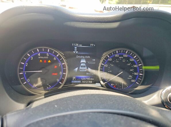 JN1FV7AP7GM420649 2016 INFINITI Q50 Black ხელსაწყოთა პანელის ხედი