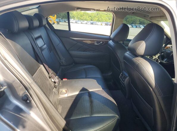 JN1FV7AP8GM420708 2016 INFINITI Q50 Charcoal Rear seats view