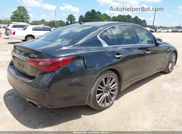 JN1FV7AP9JM461565 2018 INFINITI Q50 Black Tył prawy