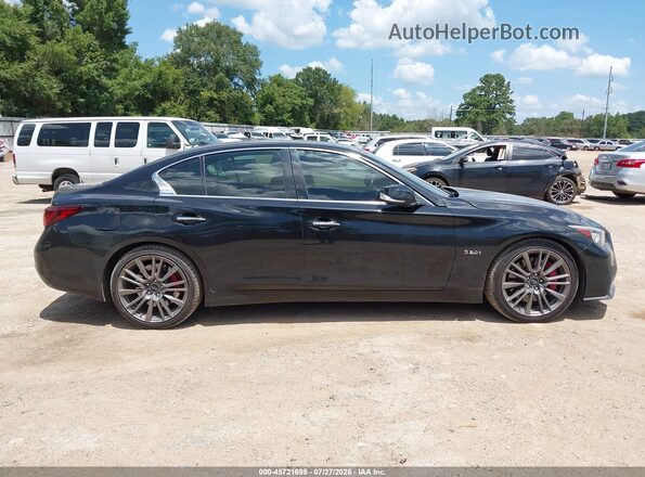 JN1FV7AP9JM461565 2018 INFINITI Q50 Black Widok wnętrza z tyłu