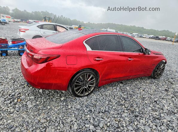 JN1FV7AP9KM780059 2019 INFINITI Q50 Красный Задняя правая четверть