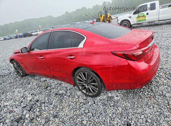 JN1FV7AP9KM780059 2019 INFINITI Q50 Красный Задняя левая четверть
