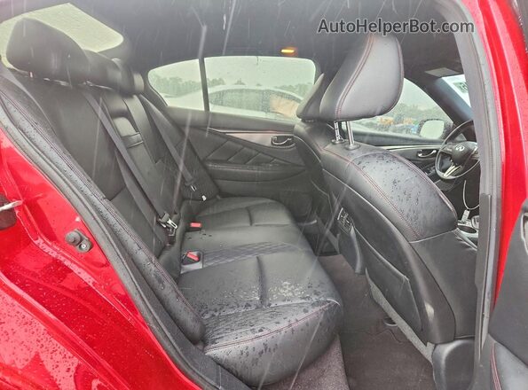 JN1FV7AP9KM780059 2019 INFINITI Q50 Красный Вид задних сидений