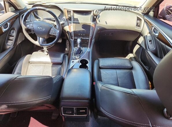 JN1FV7AR0HM870968 2017 INFINITI Q50 Black წინა პანელის ხედი