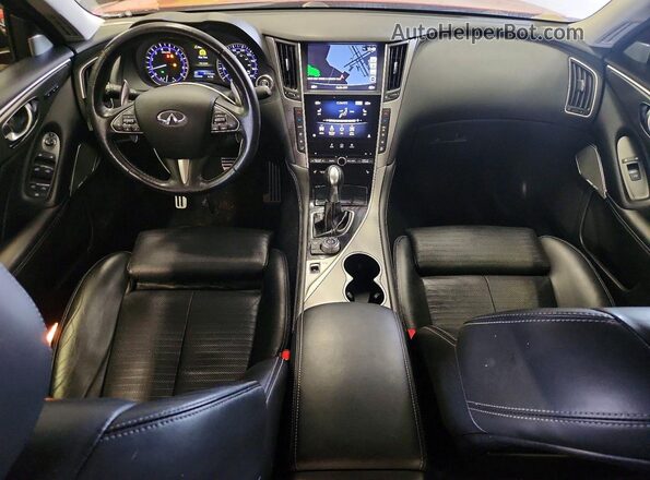 JN1FV7AR0HM871909 2017 INFINITI Q50 Red Dashboard view
