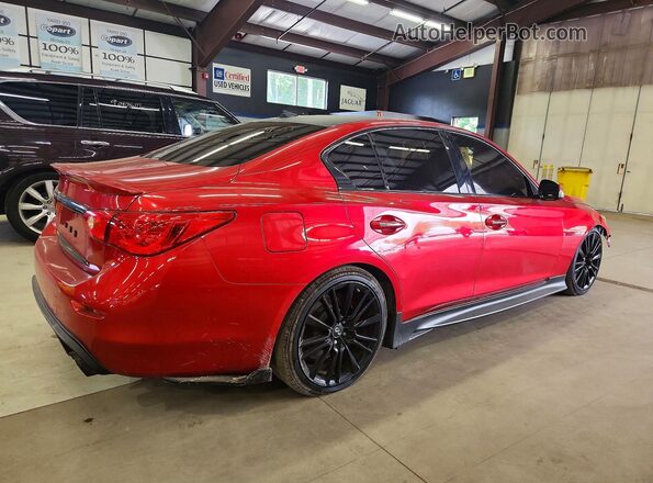 JN1FV7AR0HM871909 2017 INFINITI Q50 Red Rear right