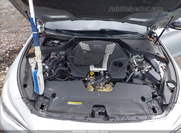 JN1FV7AR0JM481043 2018 INFINITI Q50 Silver Հետևի տեսք