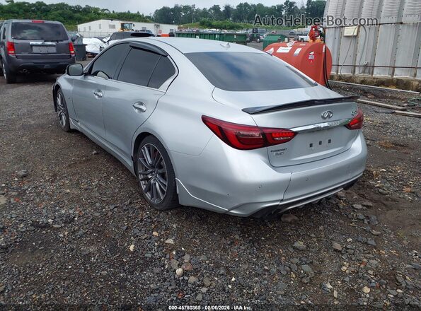 JN1FV7AR0JM481043 2018 INFINITI Q50 Silver Հետևի ձախ