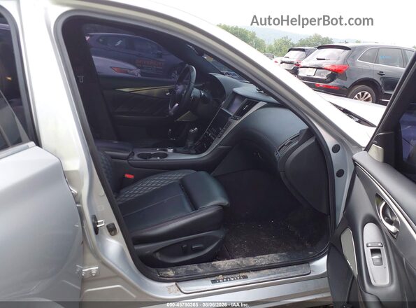 JN1FV7AR0JM481043 2018 INFINITI Q50 Silver Սալոնի դիմացի տեսք