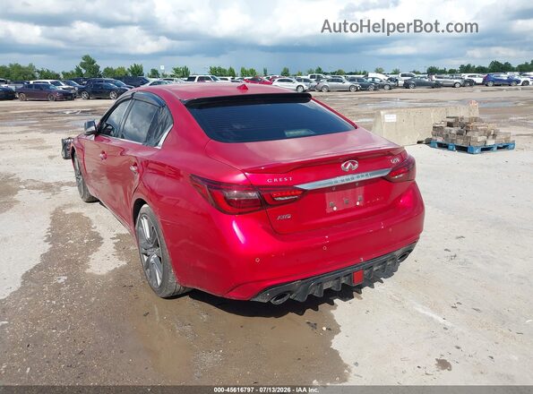 JN1FV7AR0JM481897 2018 INFINITI Q50 Red Tył lewy