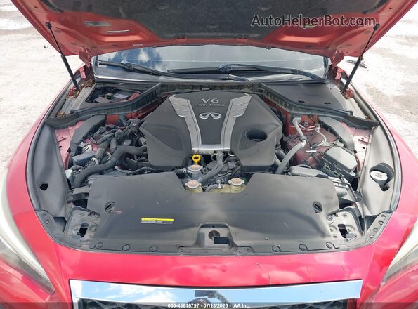 JN1FV7AR0JM481897 2018 INFINITI Q50 Red Widok z tyłu