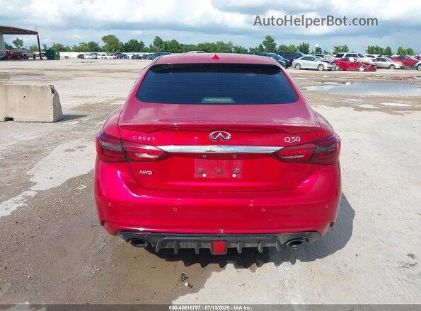 JN1FV7AR0JM481897 2018 INFINITI Q50 Red 
