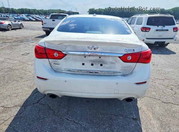 JN1FV7AR1HM871806 2017 INFINITI Q50 White უკანა ხედი