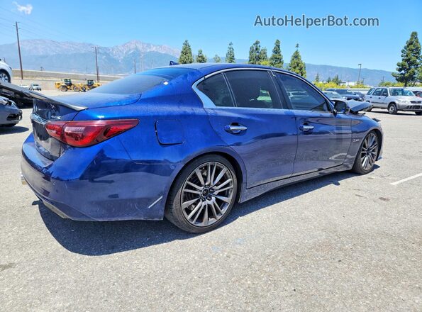 JN1FV7AR1KM830096 2019 INFINITI Q50 Синий Задняя правая четверть