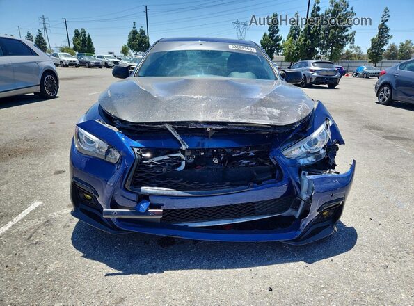 JN1FV7AR1KM830096 2019 INFINITI Q50 Синий Вид спереди