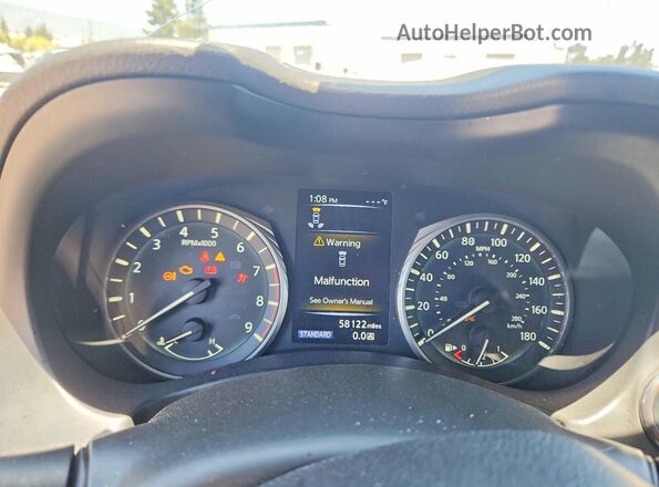 JN1FV7AR1KM830096 2019 INFINITI Q50 Синий Вид щитка приборов