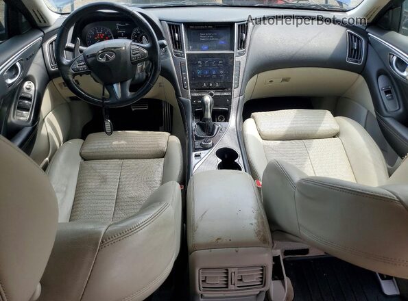JN1FV7AR2GM450403 2016 INFINITI Q50 Blue Առջևի վահանակի տեսք