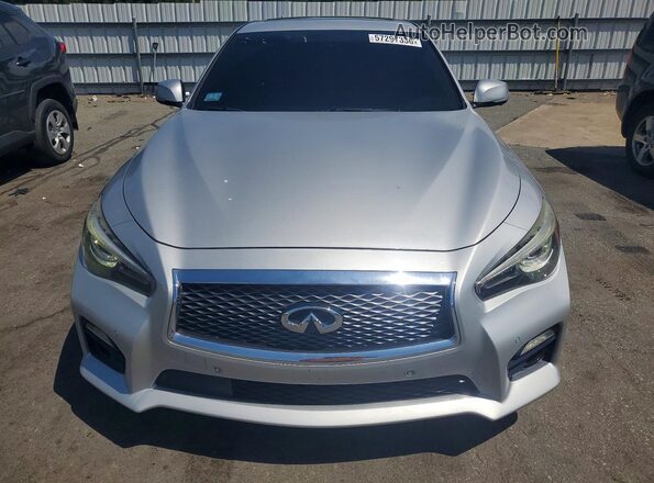 JN1FV7AR2GM450613 2016 INFINITI Q50 Silver Widok z przodu