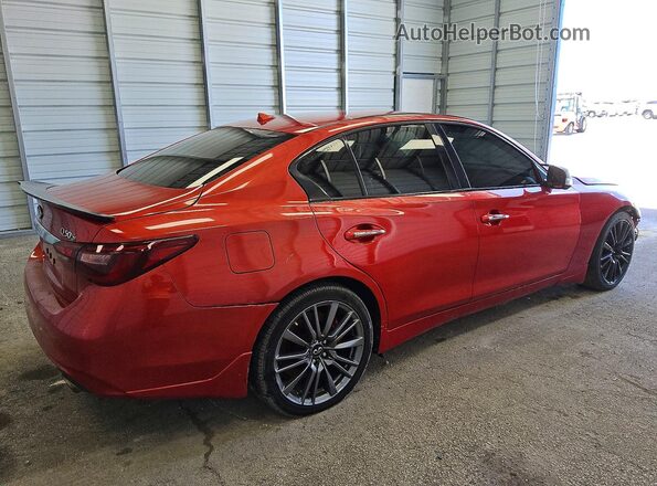 JN1FV7AR4JM481028 2018 INFINITI Q50 Red Задня права чверть